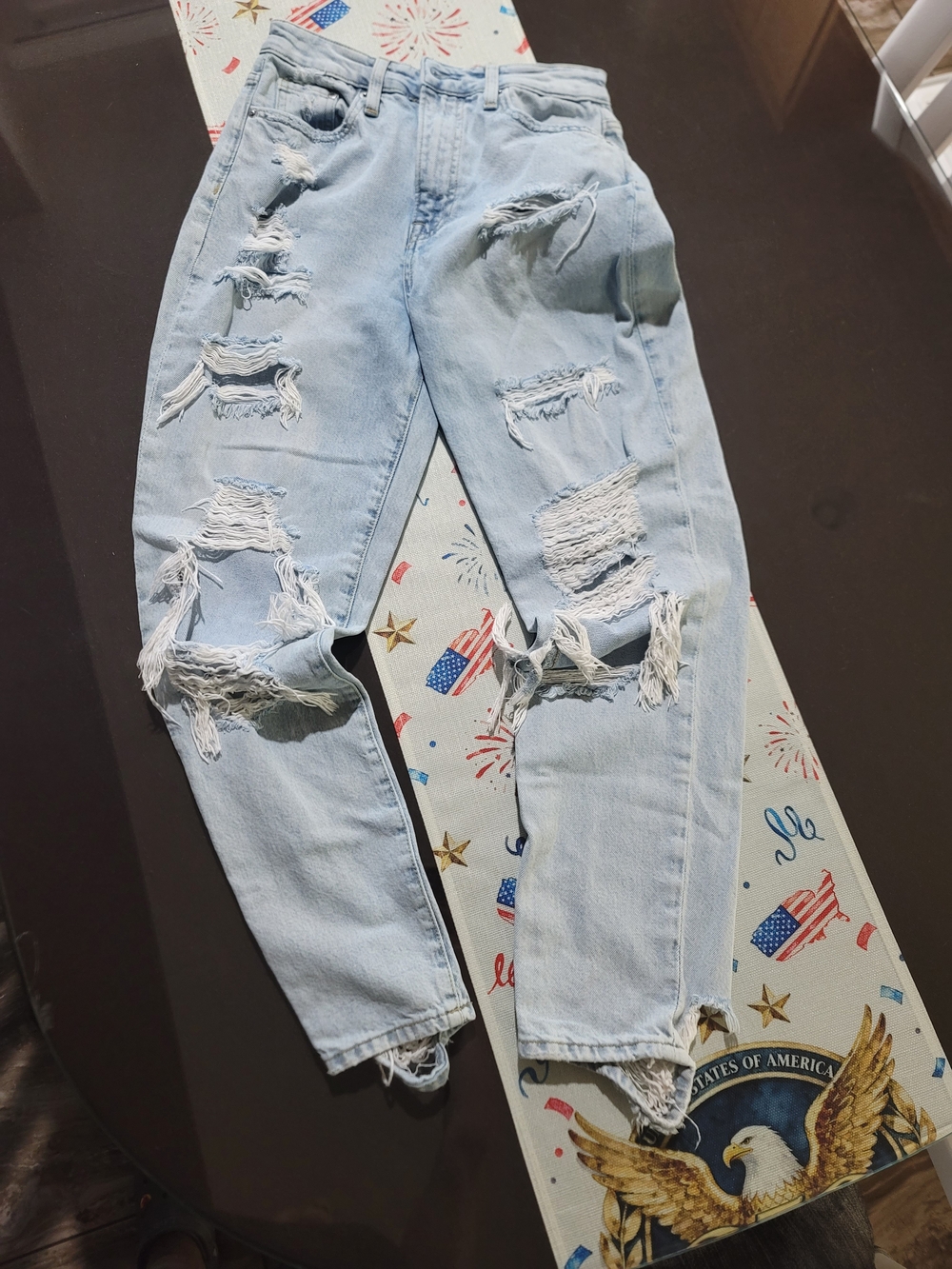 H&M Light Blue Washed Denim